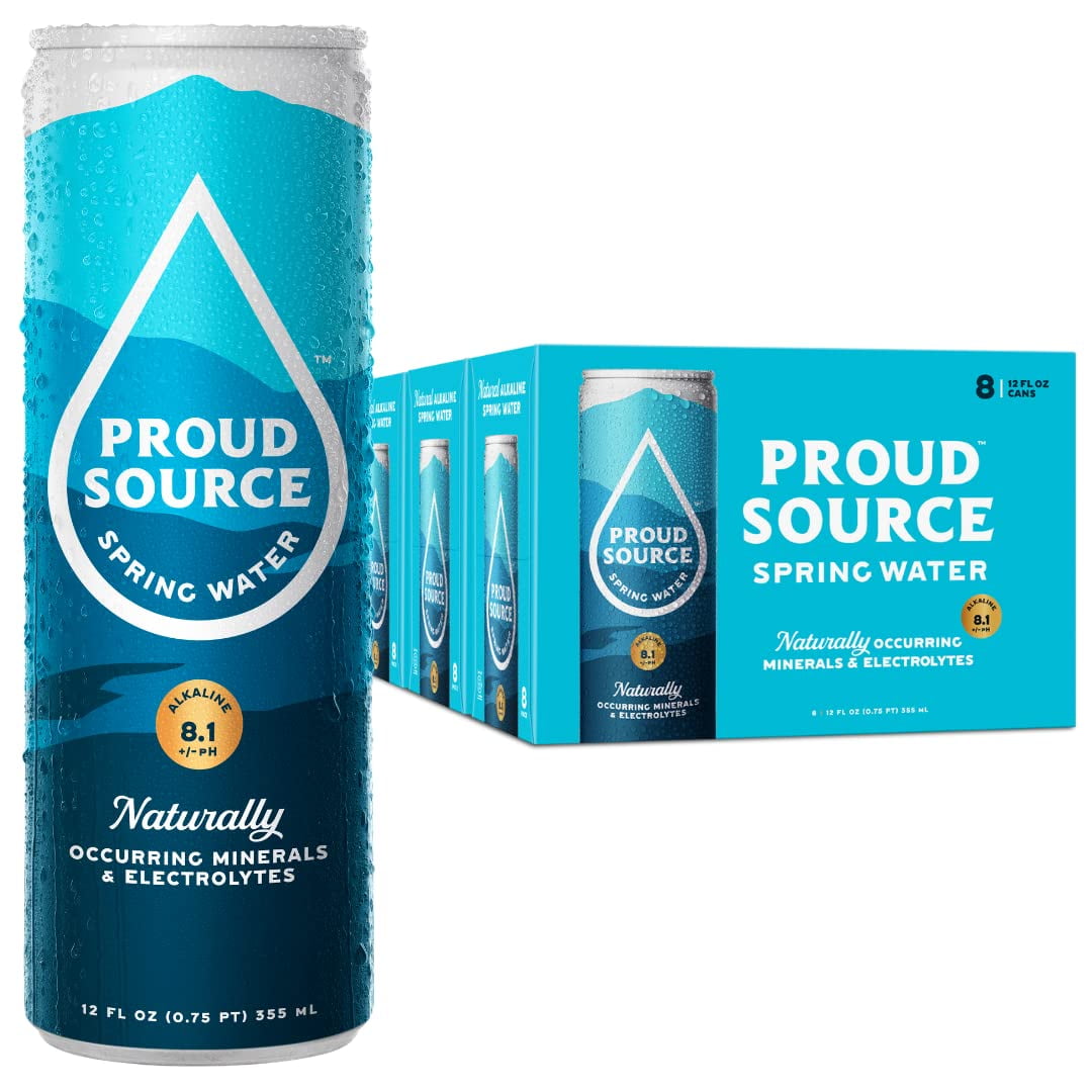 Proud Source Alkaline Spring Water, Natural Minerals + Electrolytes