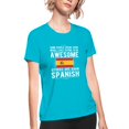 Proud Spanish Flag Spain Heritage Spanish Roots Women's Moisture