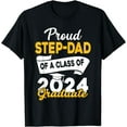 thumbnail image 1 of Proud Step-Dad Of A Class Of 2024 Graduate Senior Graduation T-Shirt, 1 of 4