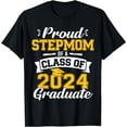 thumbnail image 1 of Proud Stepmom Of A Class Of 2024 Graduate Senior Graduation T-Shirt, 1 of 4