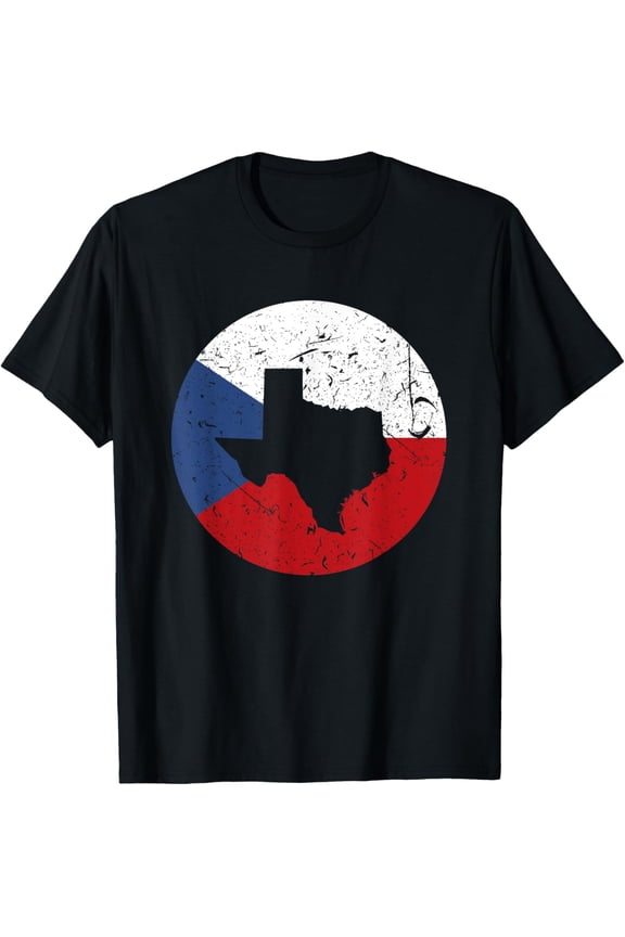 Proud Texan-Czech Heritage From Texas Czech Republic Home T-Shirtmen and women can wear, black, white, gifts.S,M,L,XL,2XL,3XL,2083XL