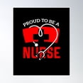 thumbnail image 1 of Proud To Be A Nurse Poster Wall Art, Modern Wall Decor, 12x18 UNFRAMED, 1 of 3
