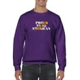 thumbnail image 1 of Proud To Be American Gold Sweatshirt Men -Image by Shutterstock, Male Large, 1 of 4