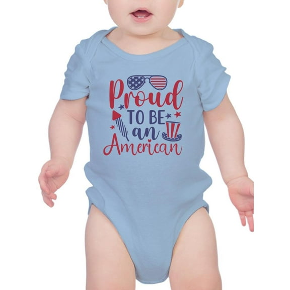 Proud To Be An American Bodysuit Infant -Image by Shutterstock, 6 Months