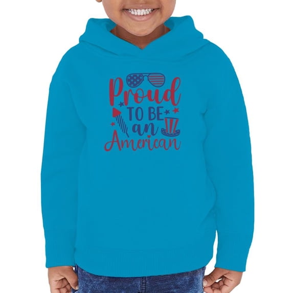 Proud To Be An American Hoodie Toddler -Image by Shutterstock, 4 Toddler