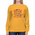 thumbnail image 1 of Proud To Be An American Sweatshirt Women -Image by Shutterstock, Female 5X-Large, 1 of 4
