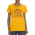 thumbnail image 1 of Proud To Be An American T-Shirt Women -Image by Shutterstock, Female Medium, 1 of 4