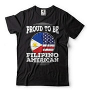 Proud To Be Filipino American Shirt USA Philippines T-Shirt America Philippines Patriotic Shirt
