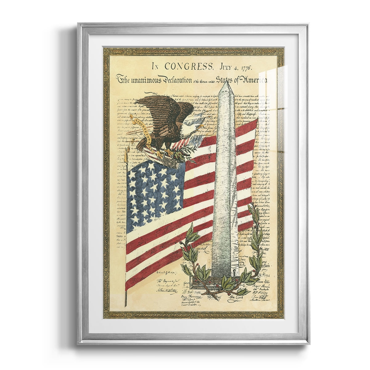 Proud To Be II Premium Framed Print - Ready to Hang