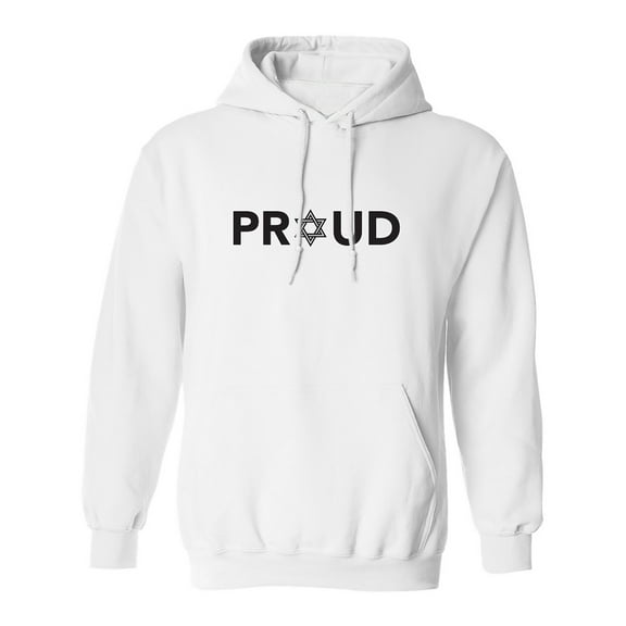 Proud To Be Jewish Adult Hooded Sweatshirt