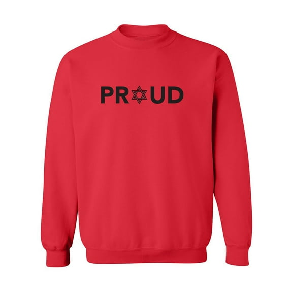 Proud To Be Jewish Crewneck Sweatshirt