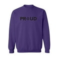 thumbnail image 1 of Proud To Be Jewish Crewneck Sweatshirt, 1 of 3