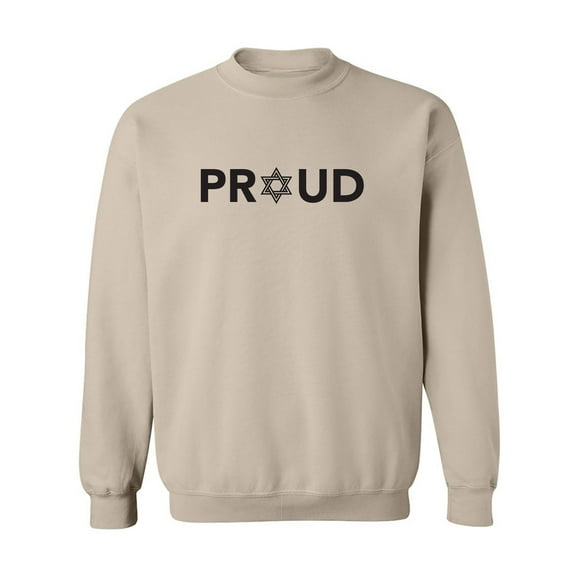 Proud To Be Jewish Crewneck Sweatshirt