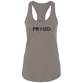 thumbnail image 1 of Proud To Be Jewish Racerback Tank, 1 of 2