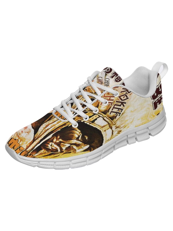 Proud To Be Native American Flag Shoes for Men Women Running Shoes Lightweight Walking Sneakers Mesh Athletic Sport Shoes White Size 7