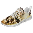 thumbnail image 1 of Proud To Be Native American Flag Shoes for Men Women Running Shoes Lightweight Walking Sneakers Mesh Athletic Sport Shoes White Size 9.5, 1 of 5