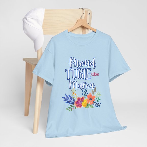 Proud Tubie Mama Unisex Heavy Cotton Tee