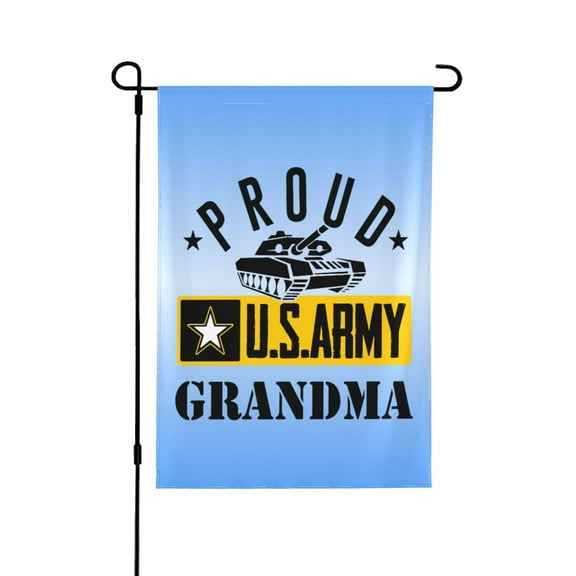 Proud U.S. Army Grandma Garden Flag 12.5 X 18 Inch Double Sided, Decorative Flag Balcony Courtyard Indoor Welcome Garden Flag