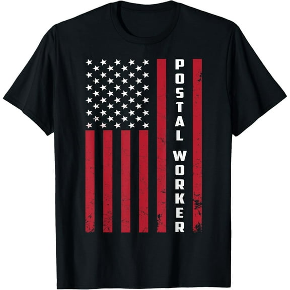 Proud US Postal Worker 1st July Postmaster Post Service Day T-Shirt100%cotton