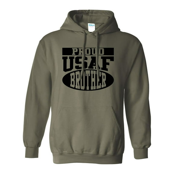 Proud USAF Brother Hooded Sweatshirt