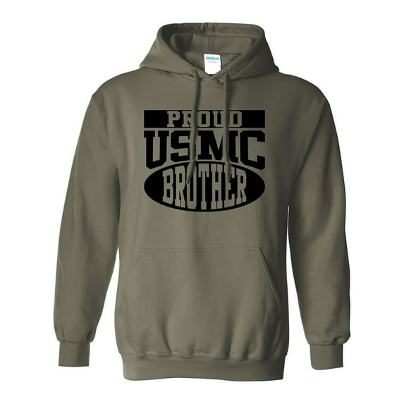 Proud USMC Brother Hooded Sweatshirt