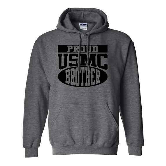 Proud USMC Brother Hooded Sweatshirt