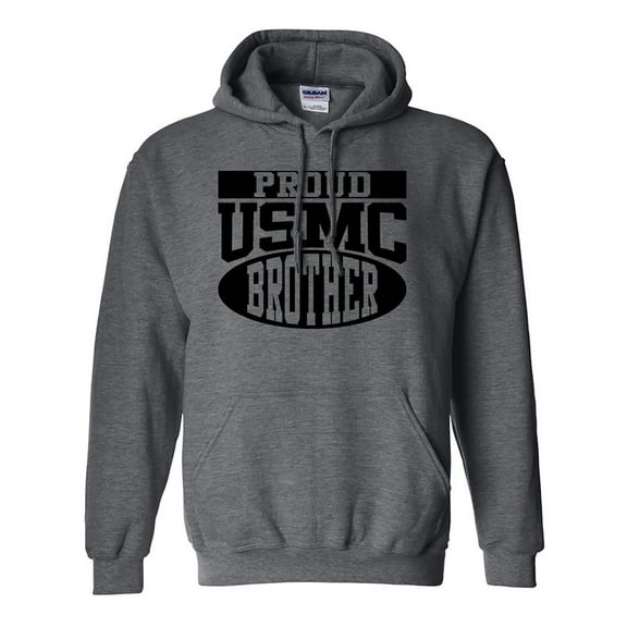 Proud USMC Brother Hooded Sweatshirt