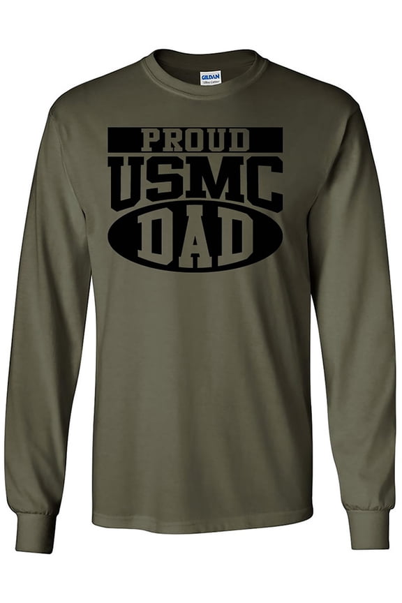 Proud USMC Dad Long Sleeve T-Shirt