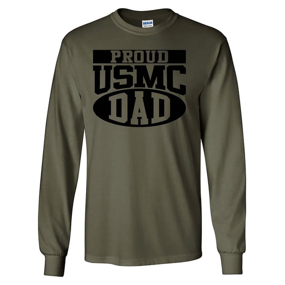 Proud USMC Dad Long Sleeve T-Shirt