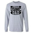 thumbnail image 1 of Proud USMC Dad Long Sleeve T-Shirt, 1 of 3