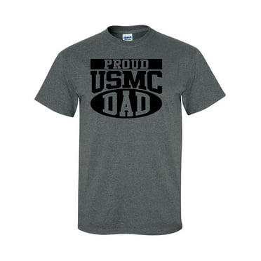 Proud USMC Dad Short Sleeve T-Shirt