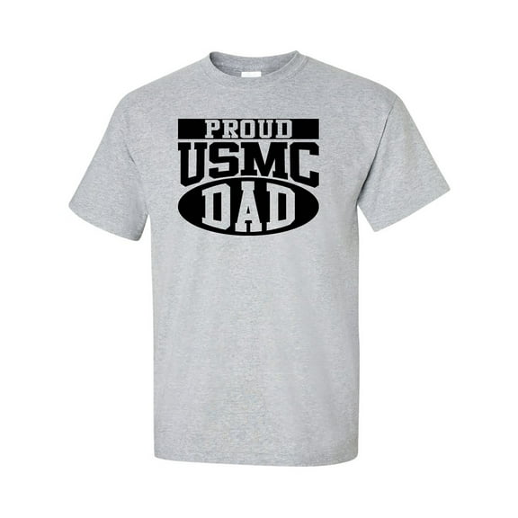 Proud USMC Dad Short Sleeve T-Shirt