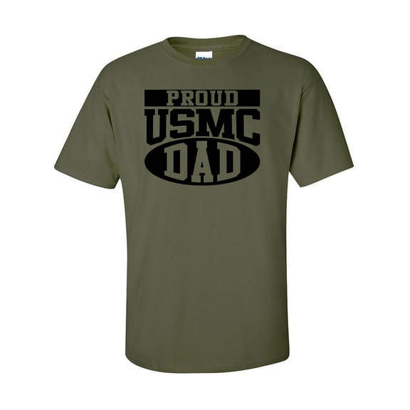 Proud USMC Dad Short Sleeve T-Shirt
