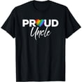 thumbnail image 1 of Proud Uncle Gay Pride Month LGBTQ T-Shirt, 1 of 3