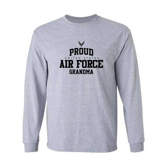 Proud United States Air Force GRANDMA Adult Long Sleeve T-shirt