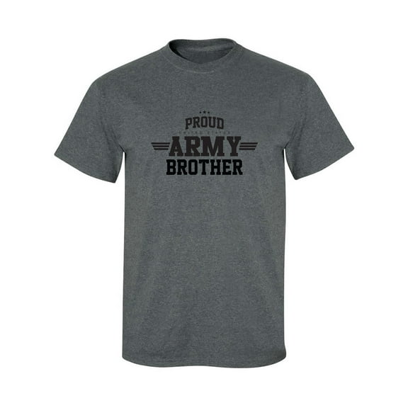 Proud United States Army BROTHER Adult Short Sleeve T-shirt