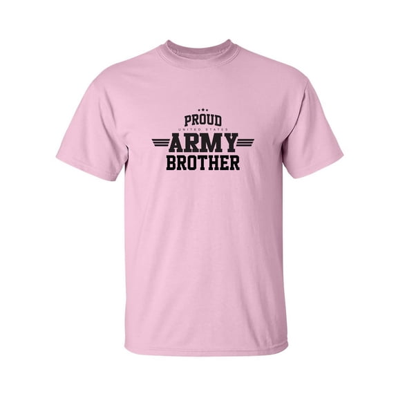 Proud United States Army BROTHER Adult Short Sleeve T-shirt