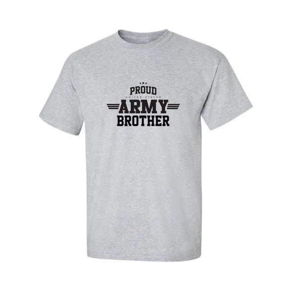 Proud United States Army BROTHER Adult Short Sleeve T-shirt