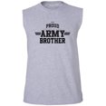 thumbnail image 1 of Proud United States Army BROTHER Adult Sleeveless Tee, 1 of 4