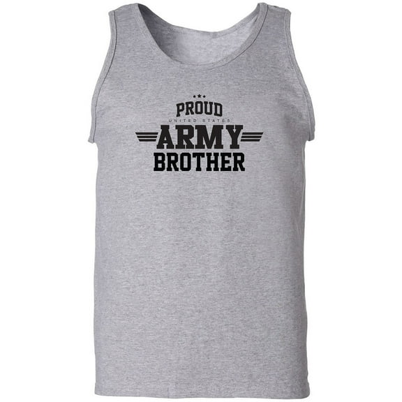 Proud United States Army BROTHER Adult Tank Top