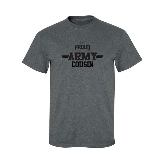 Proud United States Army COUSIN Adult Short Sleeve T-shirt