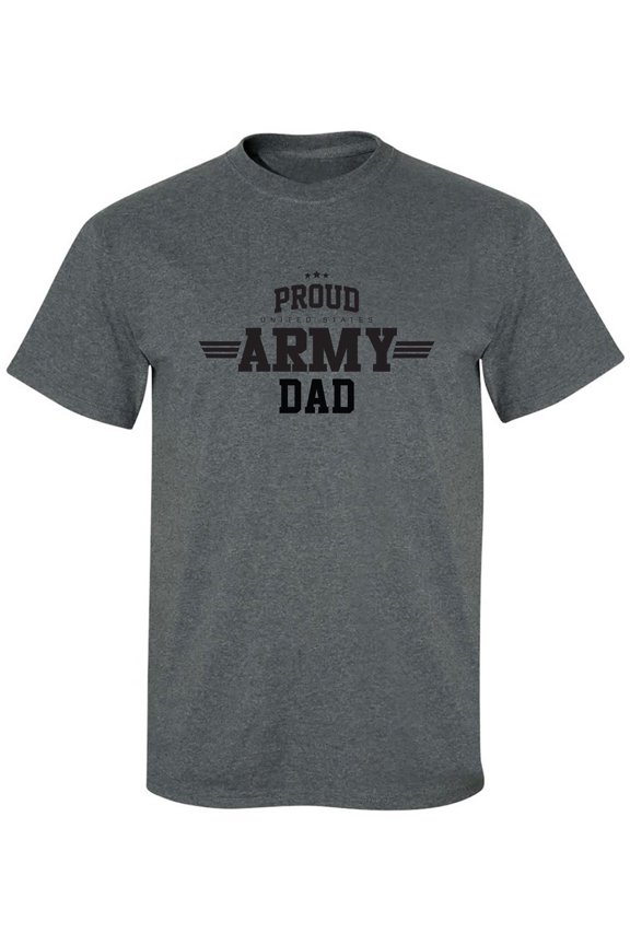 Proud United States Army DAD Adult Short Sleeve T-shirt