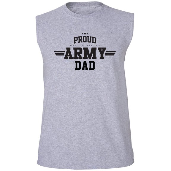 Proud United States Army DAD Adult Sleeveless Tee