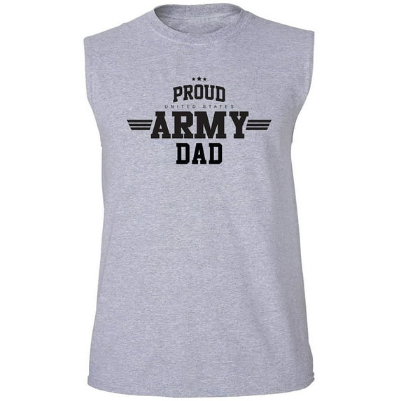 Proud United States Army DAD Adult Sleeveless Tee
