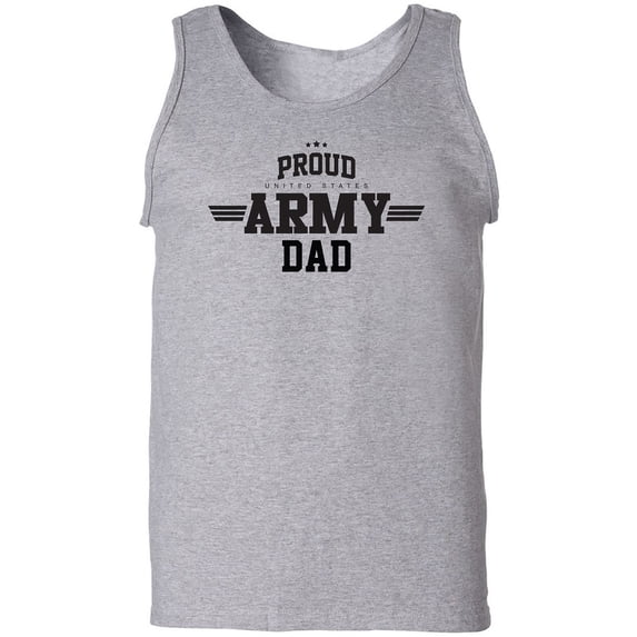 Proud United States Army DAD Adult Tank Top