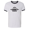thumbnail image 1 of Proud United States Army GRANDPA Adult Short Sleeve Ringer T-shirt, 1 of 3
