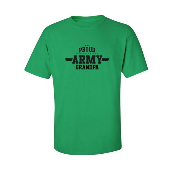Proud United States Army GRANDPA Adult Short Sleeve T-shirt