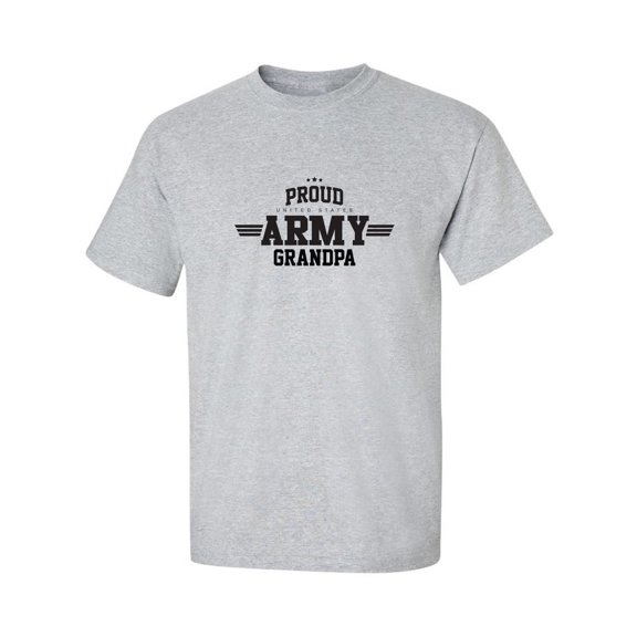 Proud United States Army GRANDPA Adult Short Sleeve T-shirt