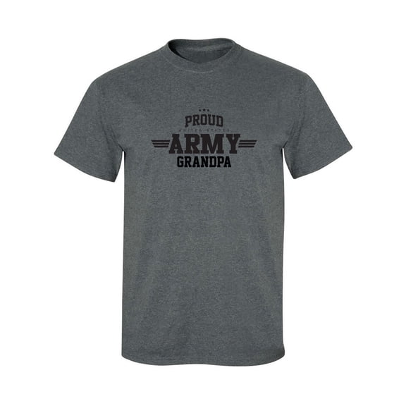 Proud United States Army GRANDPA Adult Short Sleeve T-shirt