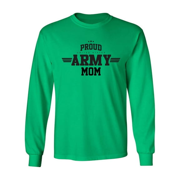 Proud United States Army MOM Adult Long Sleeve T-shirt